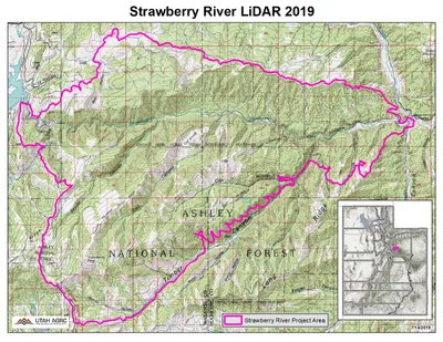 A map with project boundary